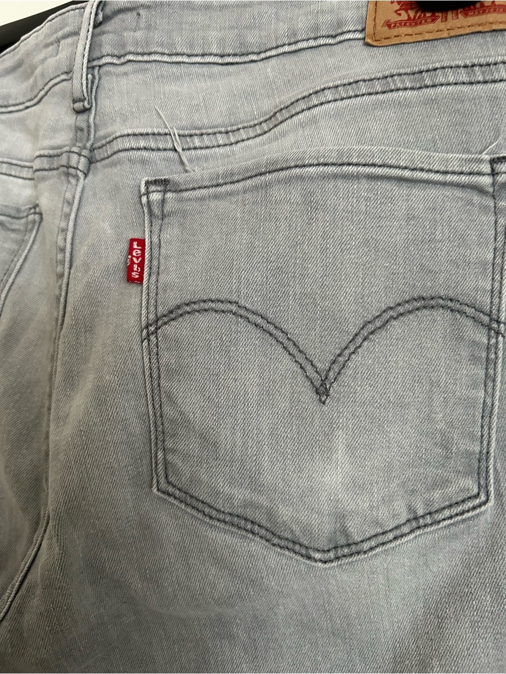 Levi's Light Gray Denim Jeans